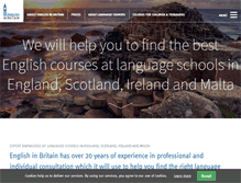 Tablet Screenshot of englishinbritain.eu
